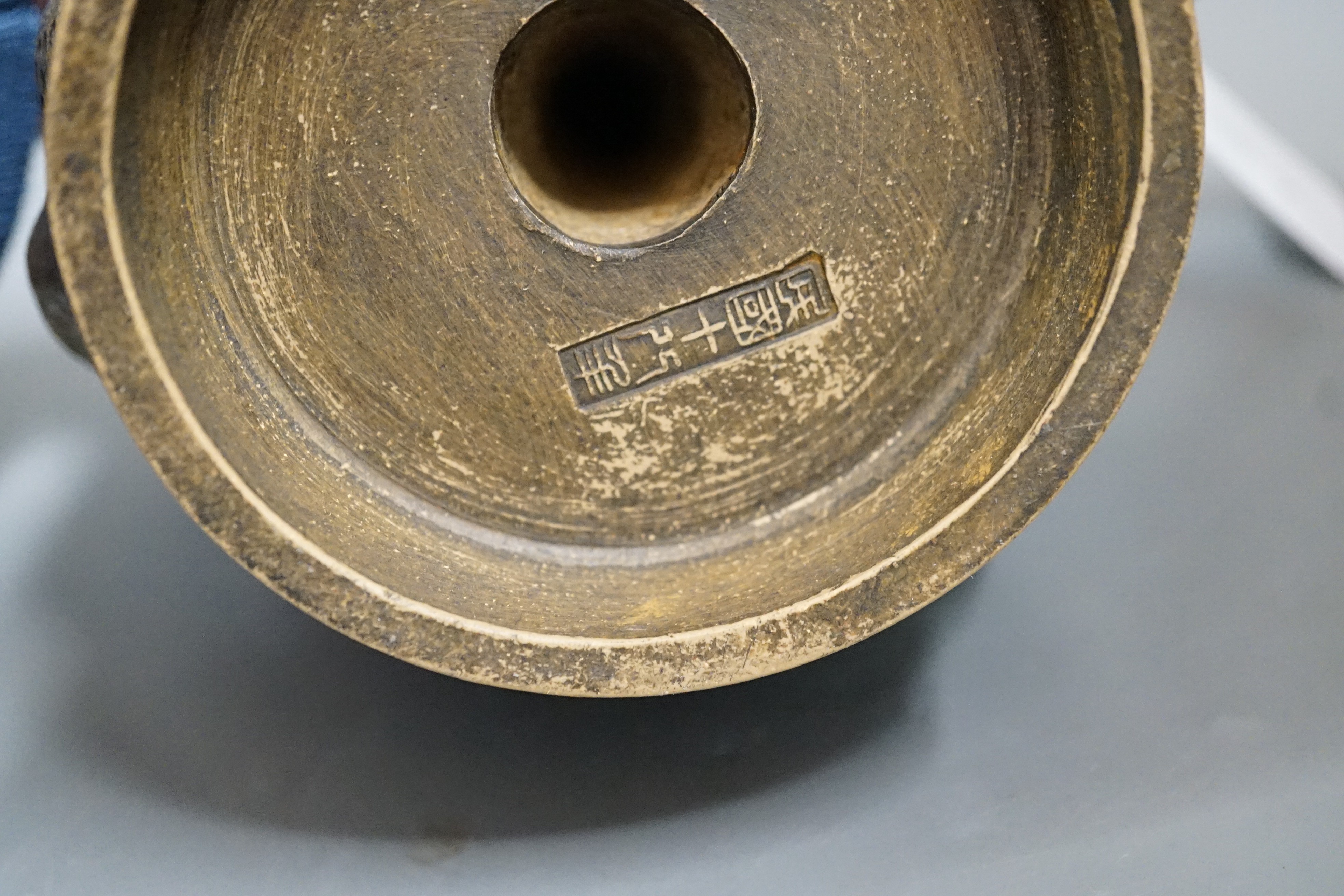 A Chinese Yixing Buddha's hand teapot, 19cms high